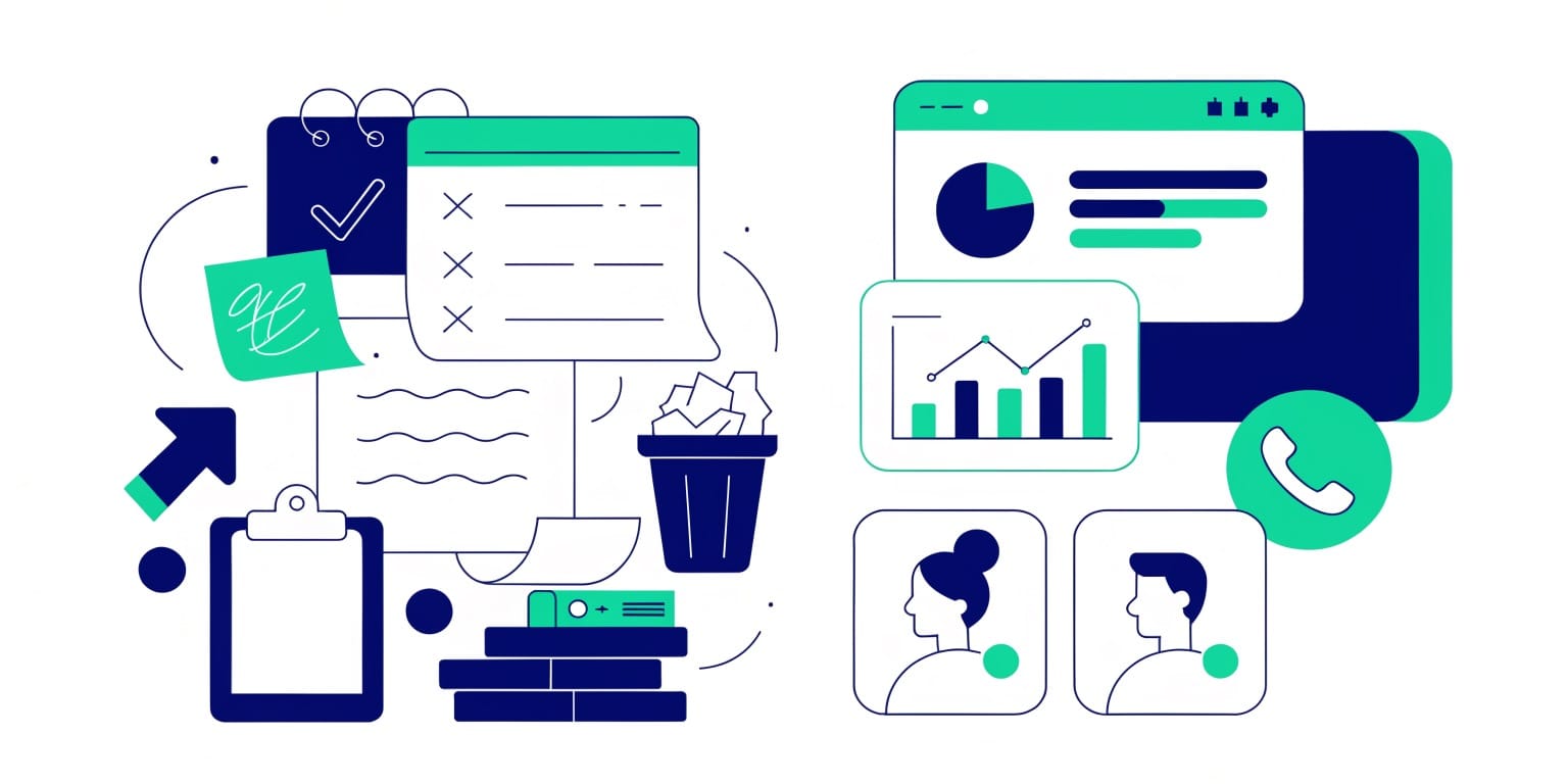 Defter ve dijital adisyon takibi karşılaştırması infografik