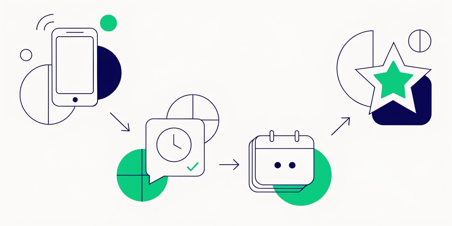 Randevu sonrası otomatik WhatsApp hatırlatma ve Google yorum talebi süreci