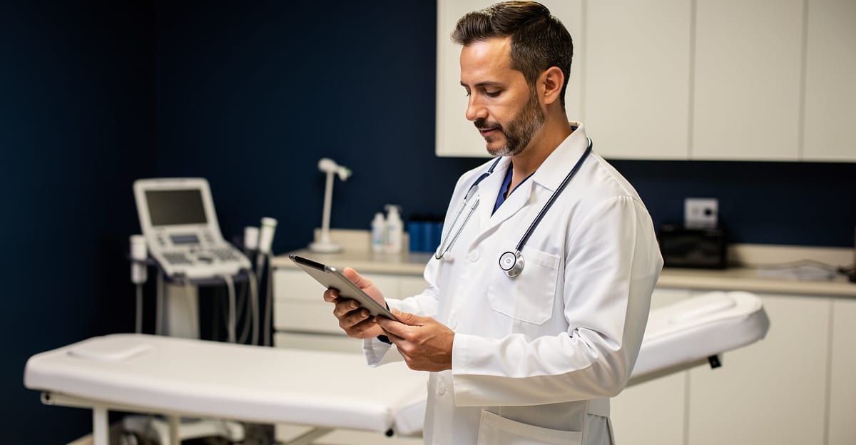 Doktor randevu programı ile muayenehane takvimini yöneten hekim